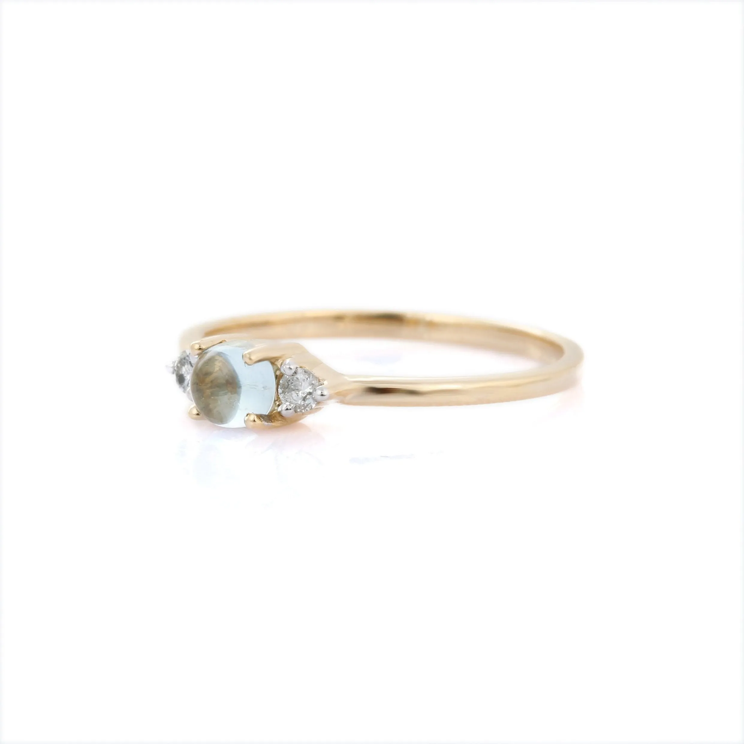 14K Yellow Gold Topaz Ring