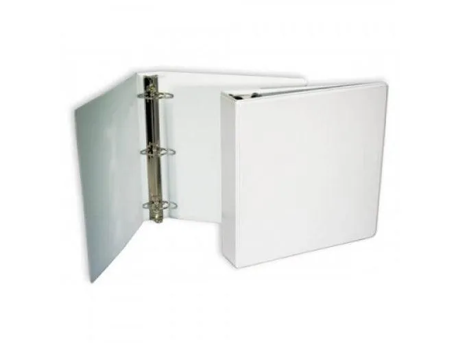 Alpha Presentation Binder 3 Rings A4, 63mm Spine, White (307)