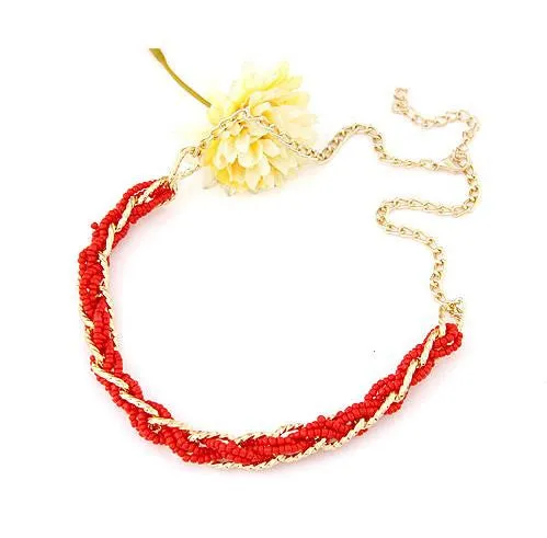 Bohemian Boho Statement Necklaces & Pendants for Women Collier Femme Fashion Vintage Beads Collares Mujer Ethnic Jewelry