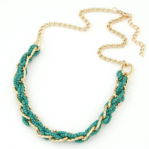 Bohemian Boho Statement Necklaces & Pendants for Women Collier Femme Fashion Vintage Beads Collares Mujer Ethnic Jewelry
