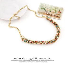 Bohemian Boho Statement Necklaces & Pendants for Women Collier Femme Fashion Vintage Beads Collares Mujer Ethnic Jewelry