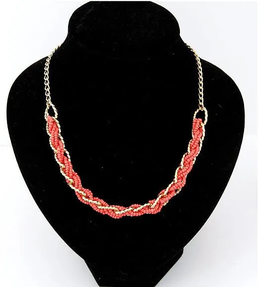 Fashion Bohemian Boho Statement Necklaces & Pendants for Women Collier Femme Fashion Vintage Beads Collares Mujer Ethnic Jewelry