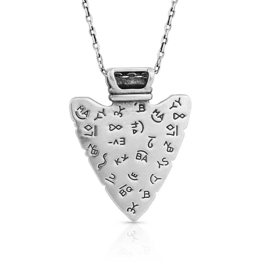 Montana Silversmiths Star Spangle Arrowhead Necklace NC5329