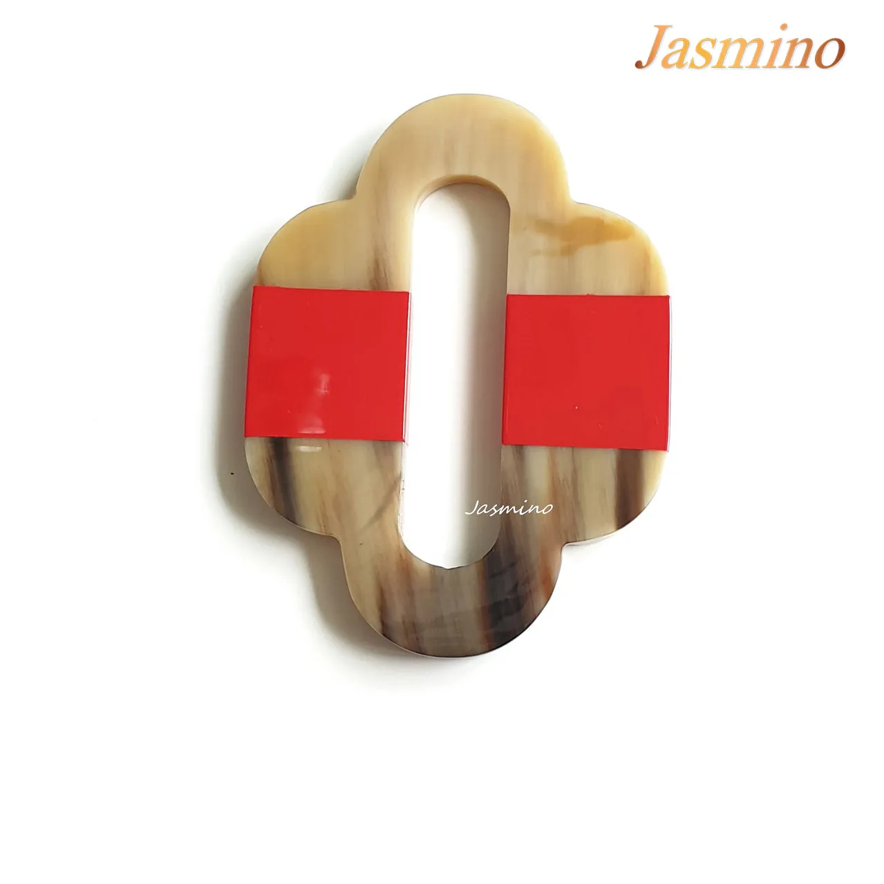 Natural Handmade Pendant J17454, Sources as Natural Buffalo Horn & Lacquer